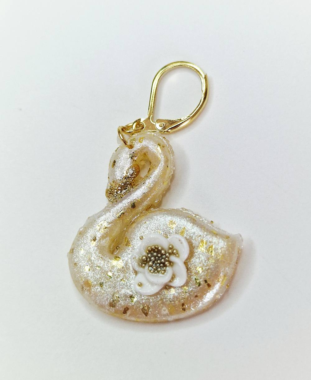 Boucles d'oreilles Les Cygnes d'Aix-les-Bains – Image 4