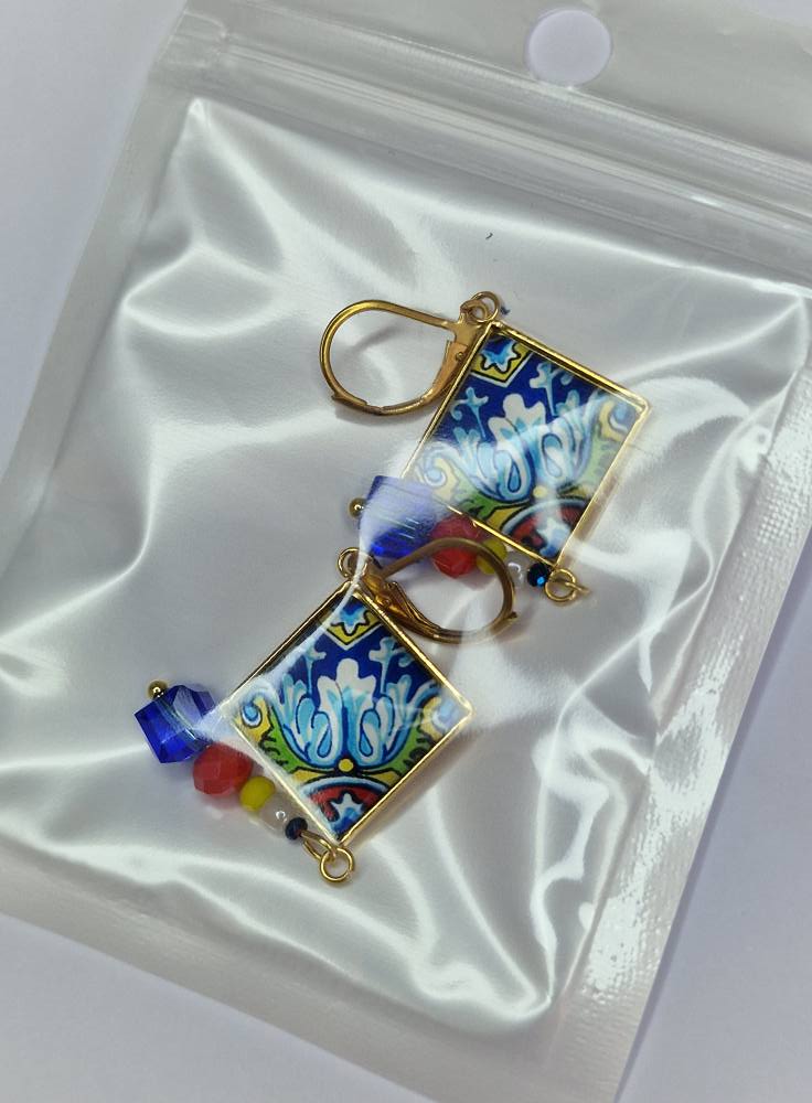 Boucles Vito Moza Dorées – Image 2