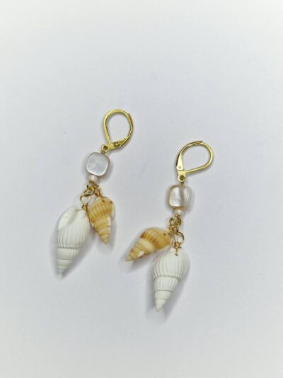 Boucles d'oreilles coquillages