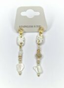 Boucles asymétriques longues. Nacre