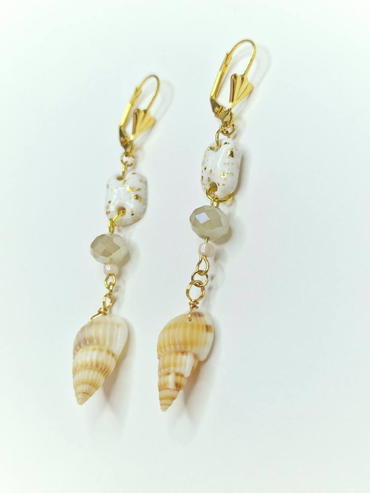 Boucles Dormeuse coquillages Viesty – Image 3