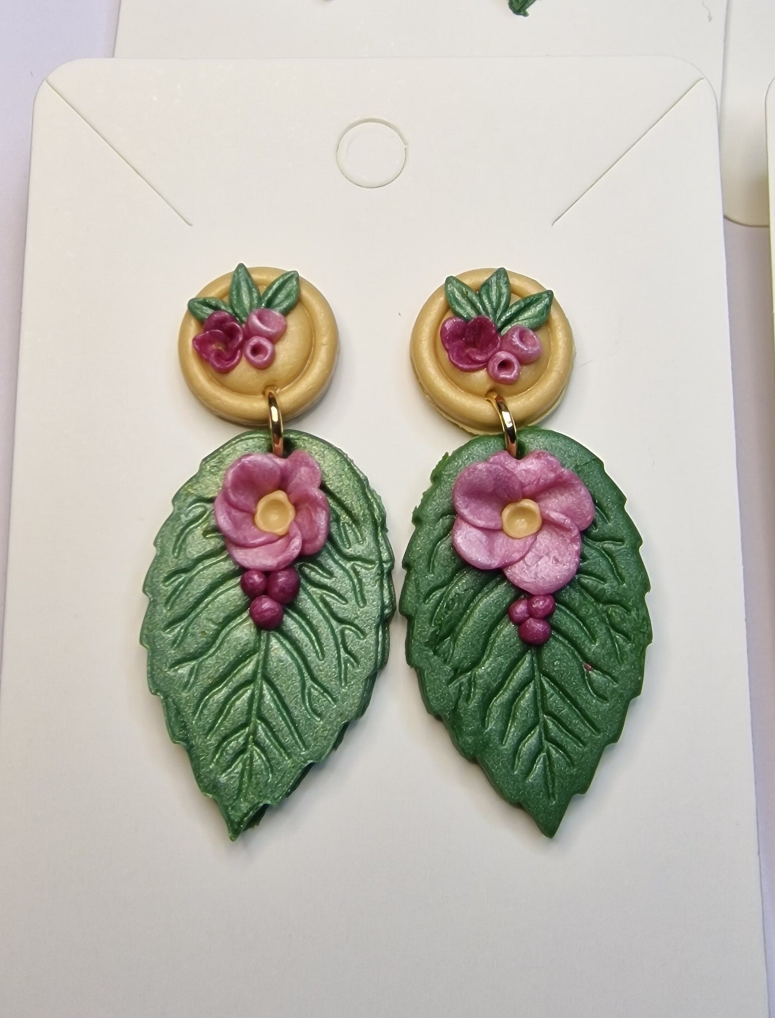 Boucles clous Jardin Sauvage – Image 3