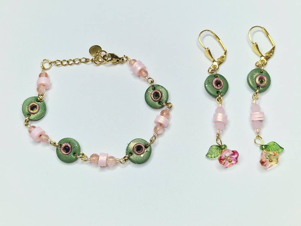 Bracelet et Boucles d'oreilles