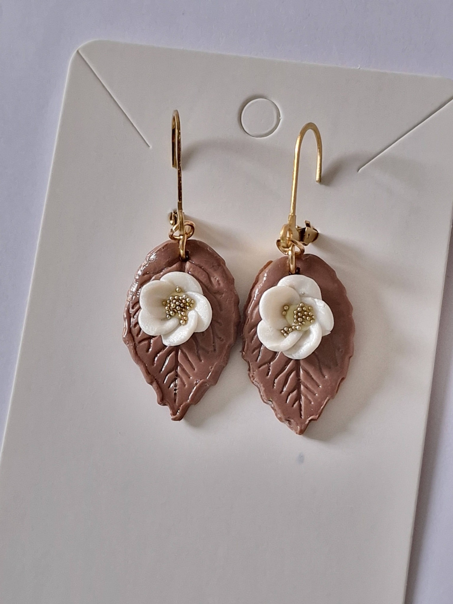 Boucles d'oreilles Volcan d'été – Image 4