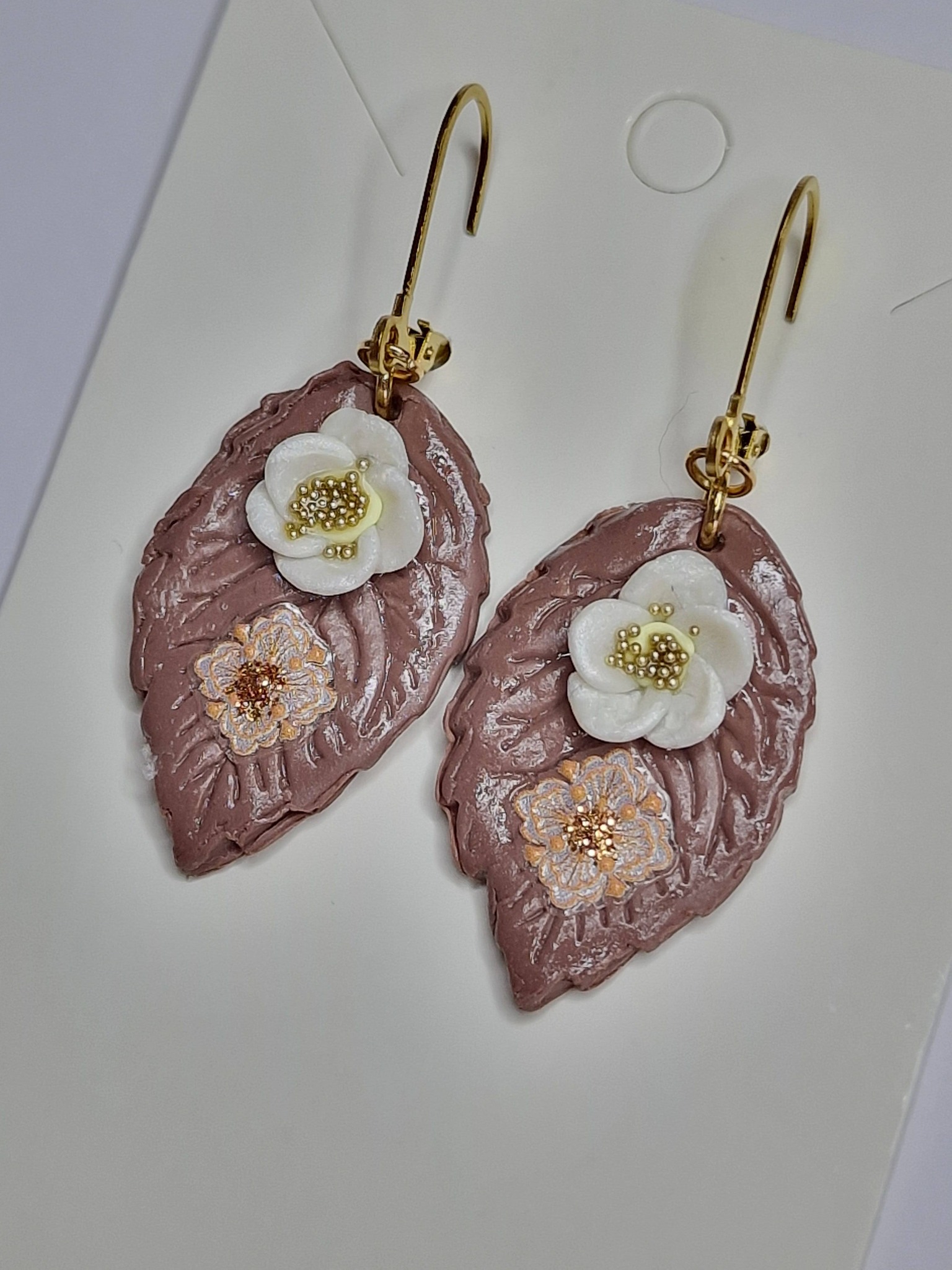 Boucles d'oreilles Volcan d'été – Image 4