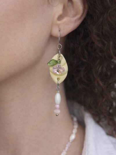 Boucles d'oreilles Vanille F